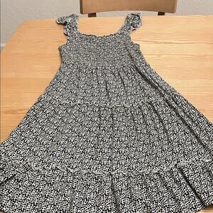 Black and White Mini Dress Women Size M